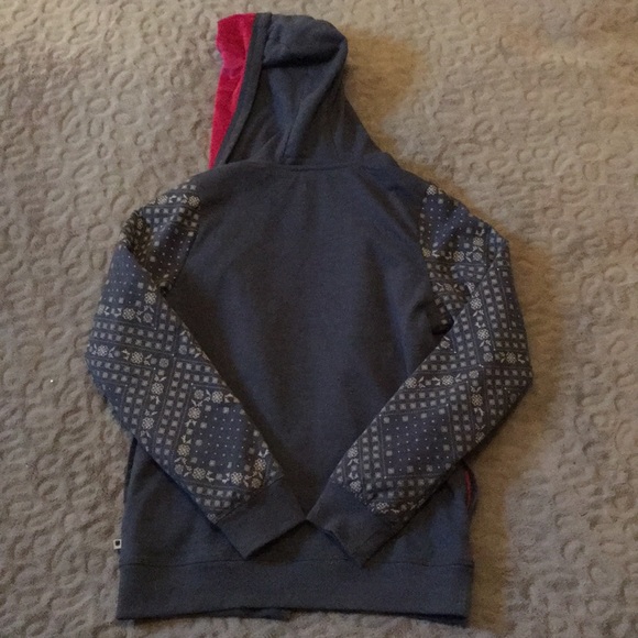 LUCKY Teens/Girls Fuzzy Hoodie Jacket Zippered Sweatshirt sz L 14/16 - Picture 8 of 8